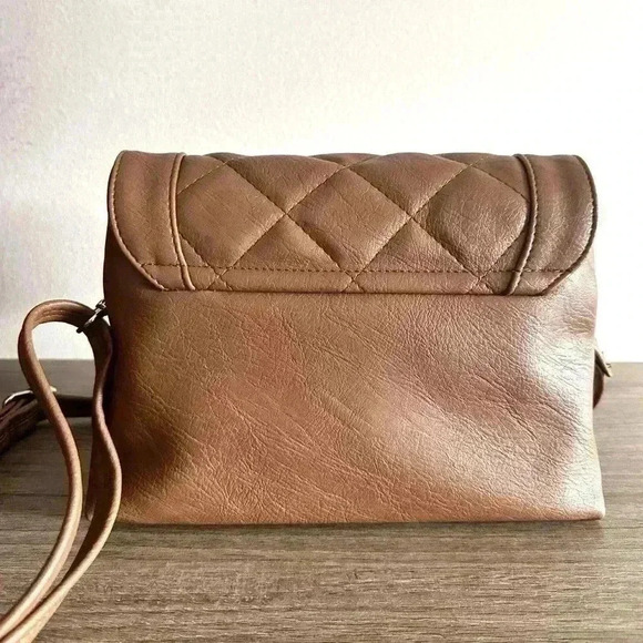 NWT Elegant Crossbody Shoulder Bag Brown - Picture 2 of 6
